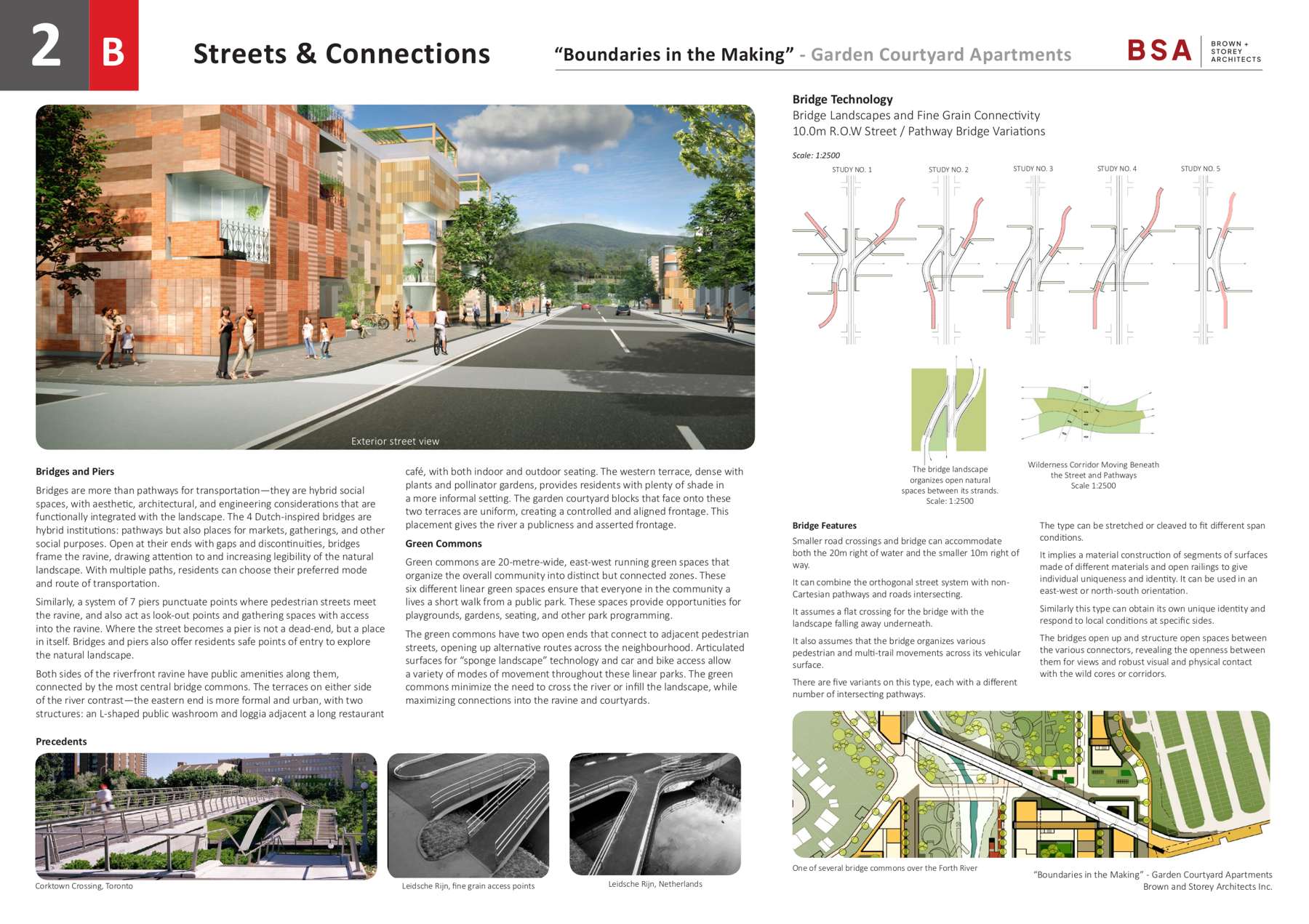 Streets and connections